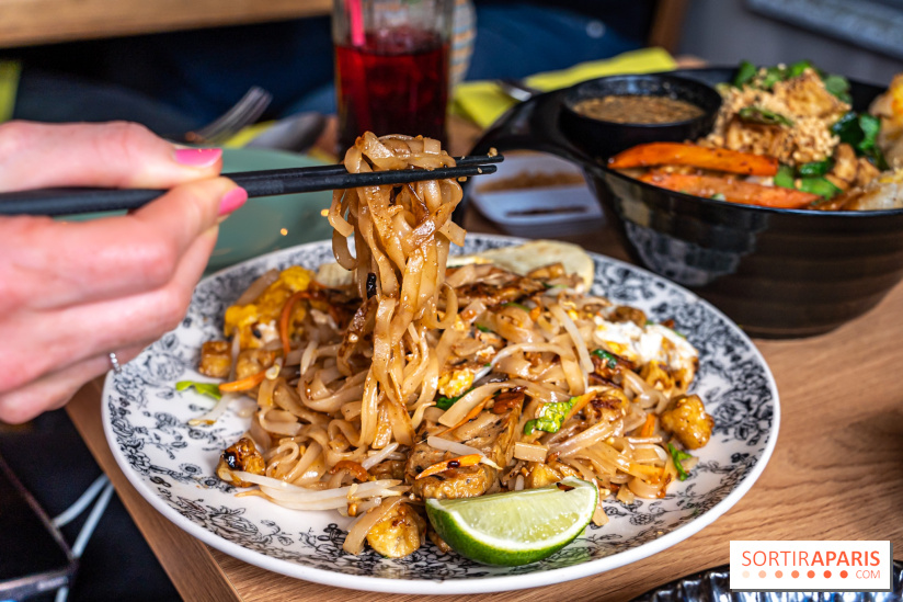 Buja restaurant végétarien thaï et Viet Paris 13e - photos - pad thai