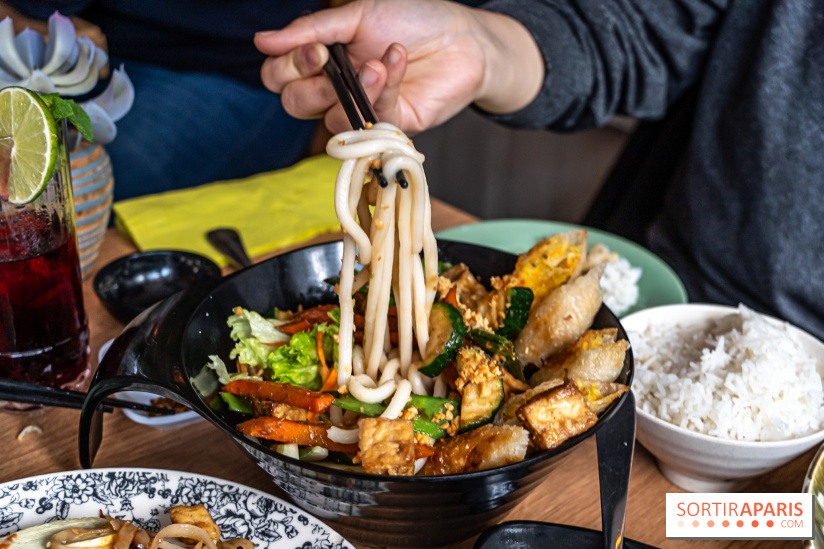 Buja restaurant végétarien thaï et Viet Paris 13e - photos - bo bun coco