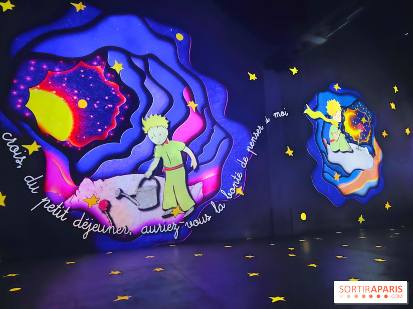 Le Petit Prince, l'odyssée immersive : un voyage poétique et coloré à vivre à l'Atelier des Lumières - fotor 1744364081007