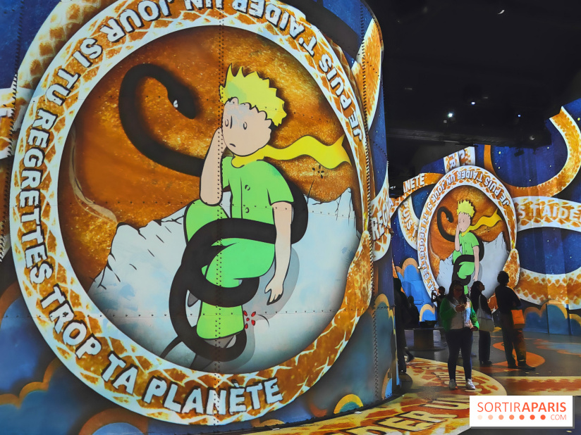 Le Petit Prince, l'odyssée immersive : un voyage poétique et coloré à vivre à l'Atelier des Lumières - fotor 1744364255494