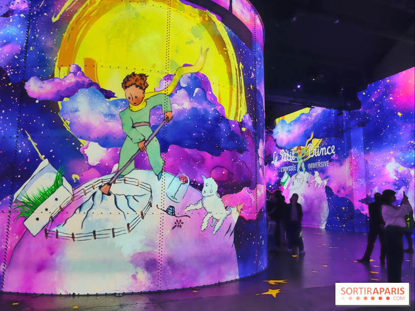 Le Petit Prince, l'odyssée immersive : un voyage poétique et coloré à vivre à l'Atelier des Lumières - fotor 1744364484943