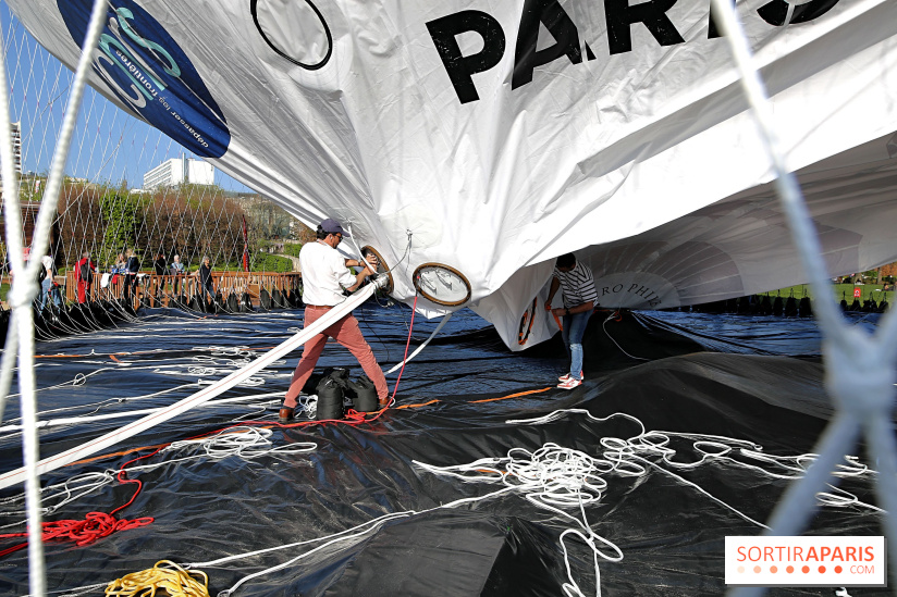 Ballon de Paris au parc André-Citroën : nos photos du gonflement - Ballon de Paris Generali 5
