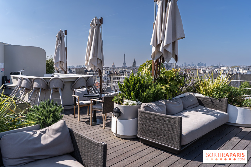Rooftop de Dame des Arts, la terrasse panoramique sur les toits de Paris - photos
