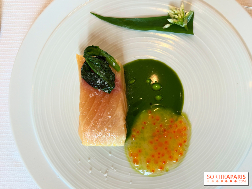 Le Pergolèse - Omble chevalier, ail des ours