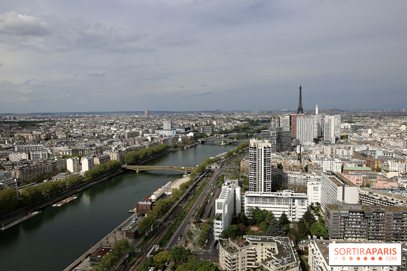 Ballon de Paris au parc André-Citroën : nos photos du vol à bord de l'aéronef - visuel Paris - vue aérienne Paris - vue toit Paris