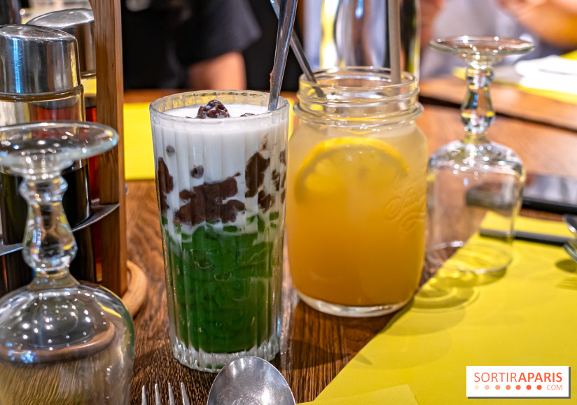 Comme au Vietnam, restaurant vietnamien Paris 13e - dessert 3 couleurs 