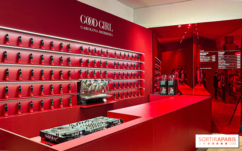 Good Girl Coffee Shop : le café-pop up experientiel du nouveau parfum de Carolina Herrera, à Paris