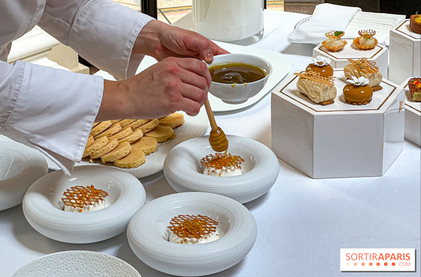 Tea Time griffé Chaumet au Peninsula Paris : le miel sublimé sous toutes ses formes par Anne Coruble
