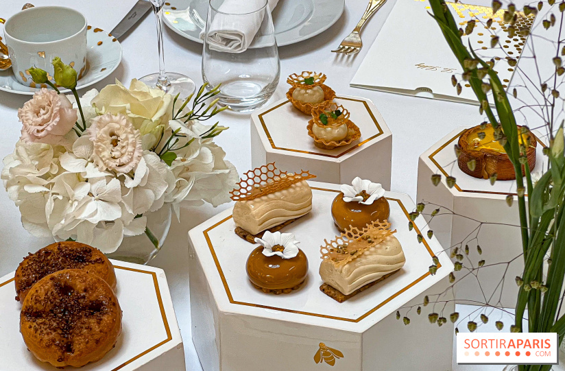 Tea Time griffé Chaumet au Peninsula Paris : le miel sublimé sous toutes ses formes par Anne Coruble