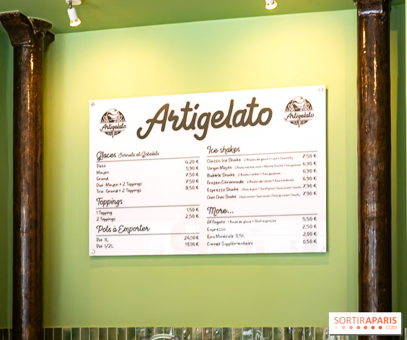 Artigelato, le nouveau glacier du 9e, près de l'Opéra