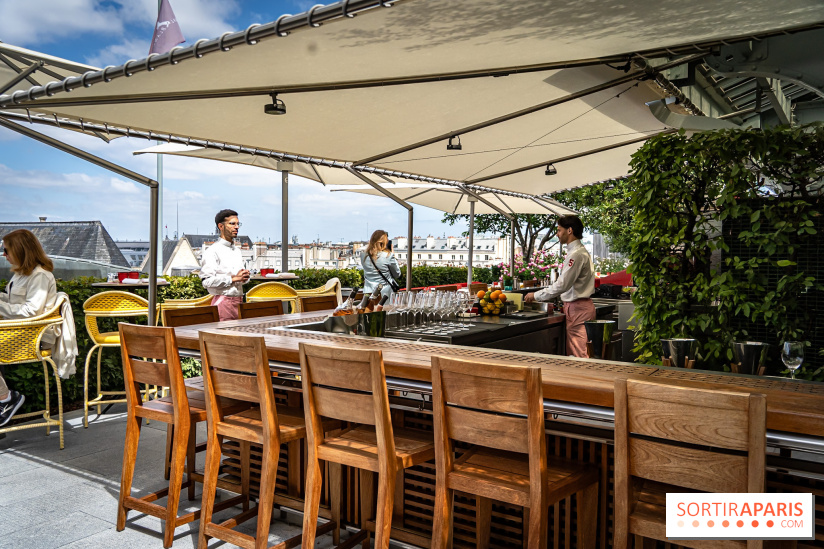 La terrasse estivale en rooftop du Cheval Blanc : Le Jardin