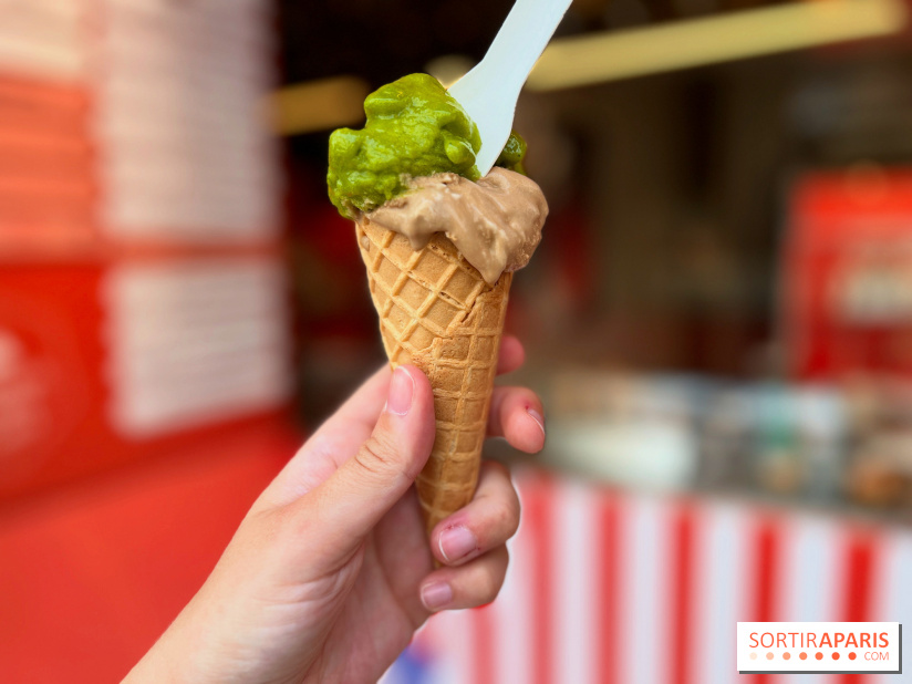 La Glace Alain Ducasse - Sorbet herbes fraiches, glace pain