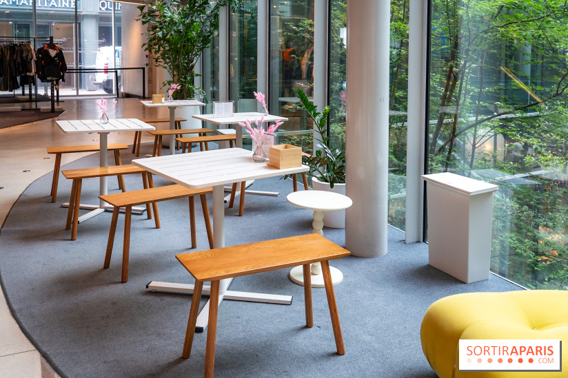 Le pop-up de glace Café Isaka à la Samaritaine avec salon de thé