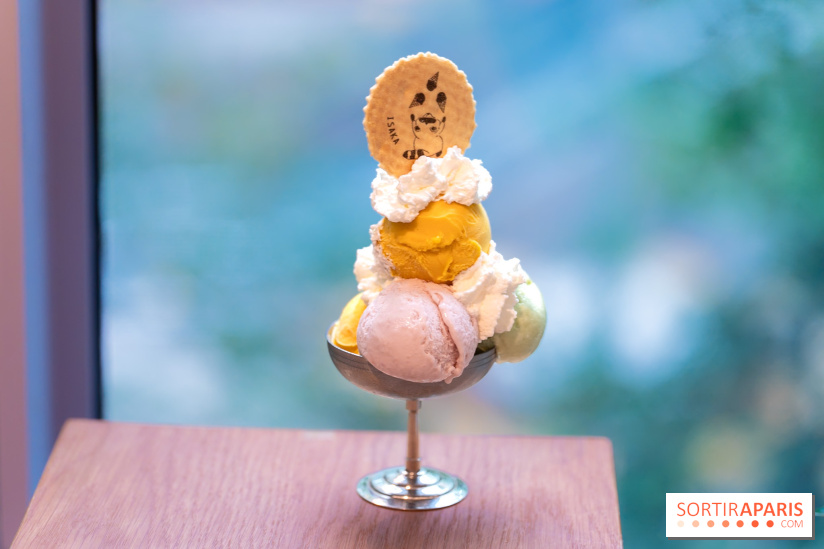 Le pop-up de glace Café Isaka à la Samaritaine avec salon de thé