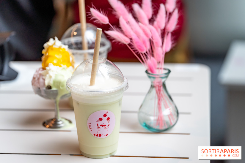 Le pop-up de glace Café Isaka à la Samaritaine avec salon de thé