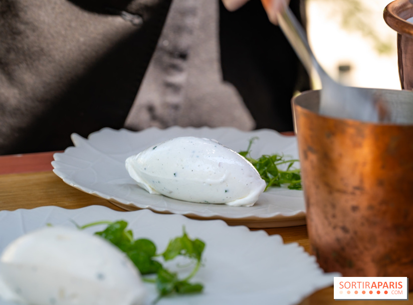 Restaurant Papylles à Bois-le-Roi - les photos - Notre Fontainebleau Echalote et ciboulette dessert