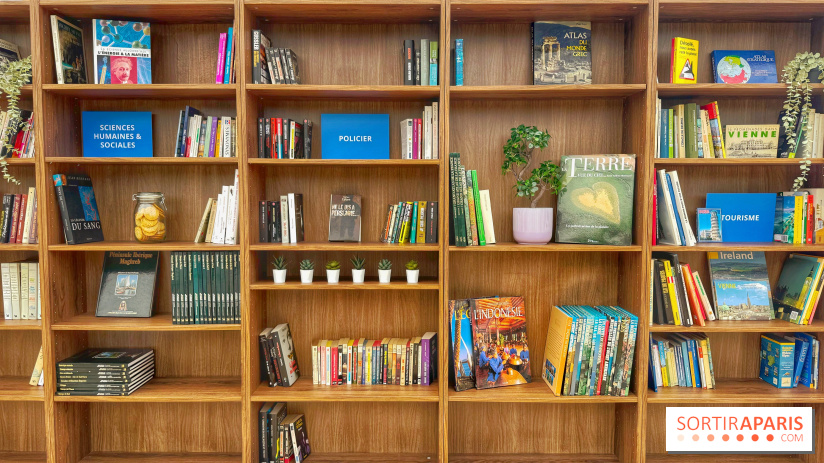 Bibliothèque et boite à livres géante à ciel ouvert