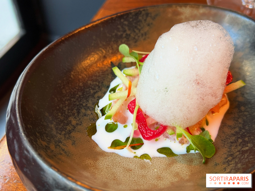 Machizo - Saumon, burrata, pomme, verveine