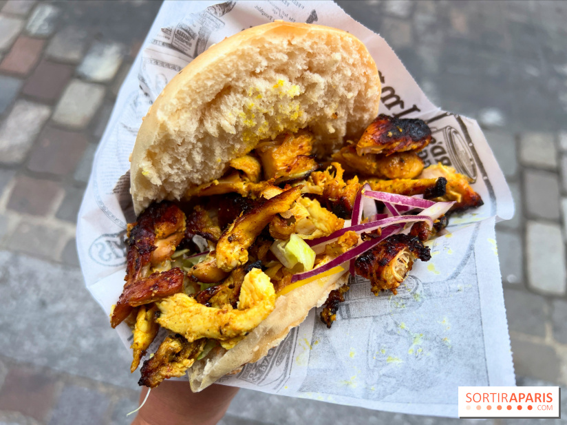 Ti Dodo Gourmand - Sandwich dipain rond poulet