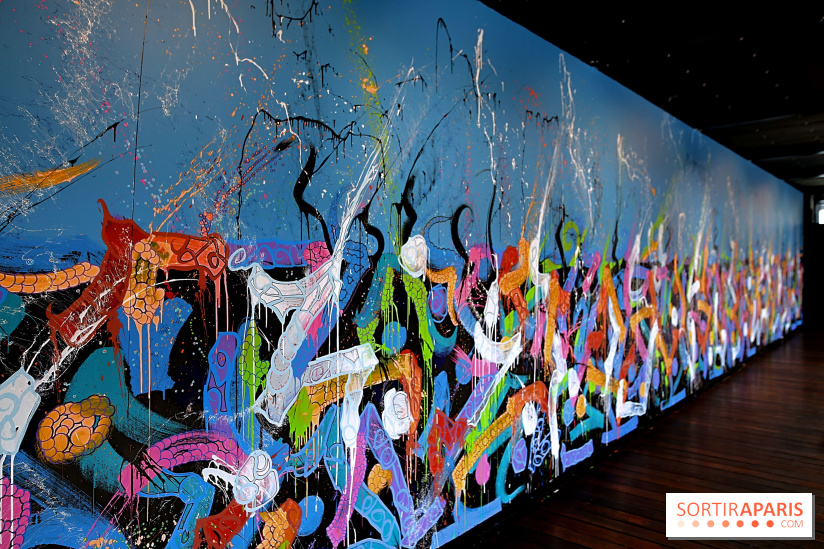 JonOne : nos photos de son exposition rétrospective sur Fluctuart à Paris 