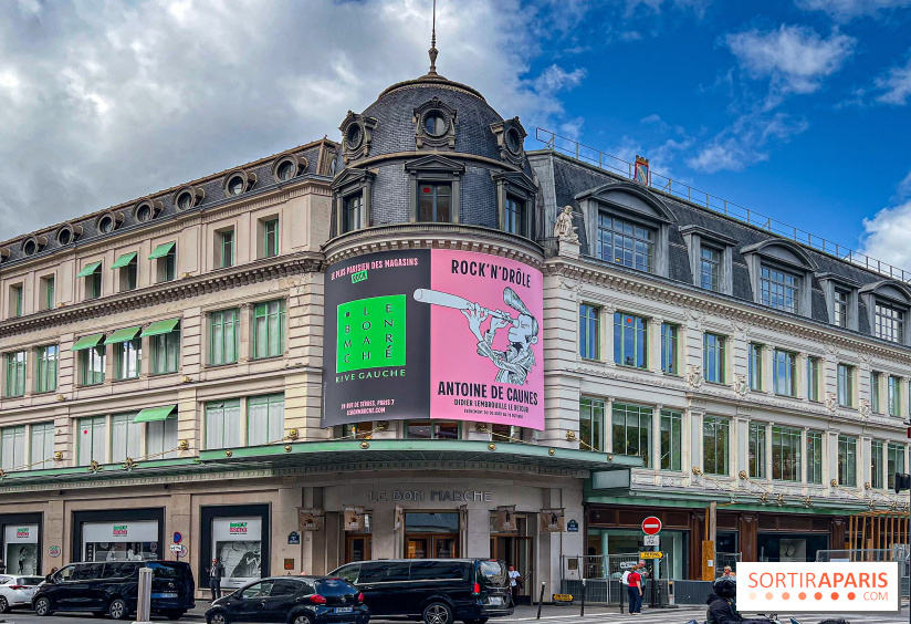 Rock'n' Drôle : l'exposition rock et gratuite d'Antoine de Caunes au Bon Marché Rive Gauche - IMG 0759 jpg