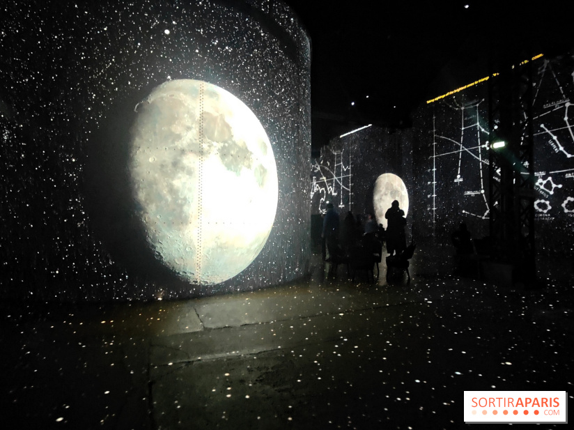Destination Lune : un voyage immersif dans les étoiles à l'Atelier des Lumières - photos