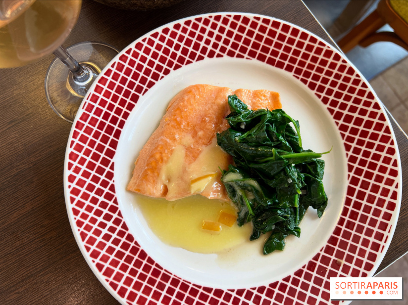 Comptoir Lazu - Truite beurre blanc, épinards