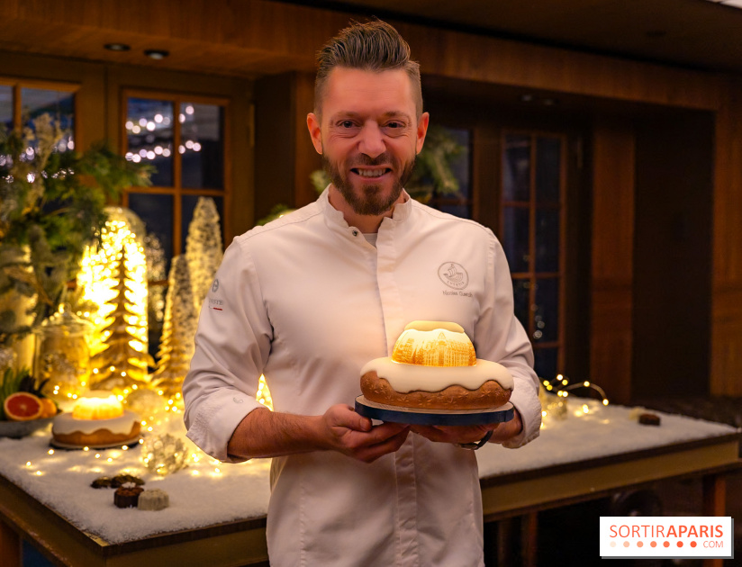 la Bûche de Noêl du Mandarin Oriental Lutetia aux Lumières de Paris