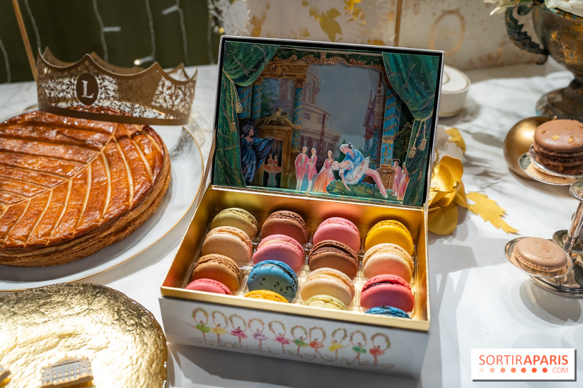 Les bûches et créations de Noël et fêtes de Ladurée 2025