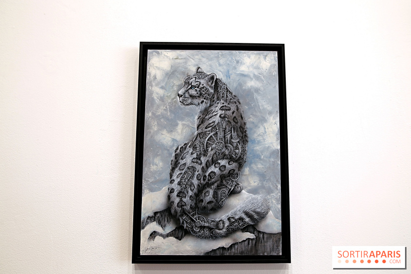 Ardif : nos photos de son exposition 'Felines Mechanimal'