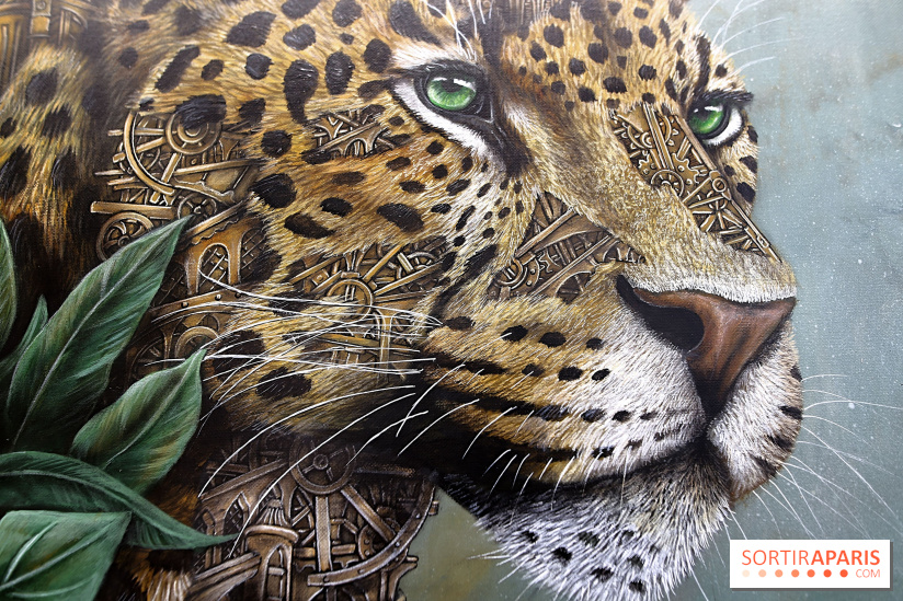 Ardif : nos photos de son exposition 'Felines Mechanimal'