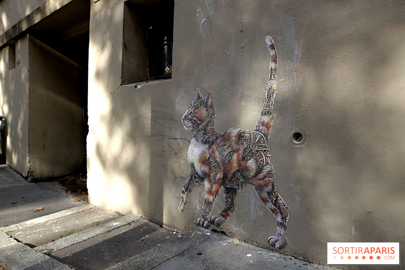 Ardif : nos photos de son exposition 'Felines Mechanimal'