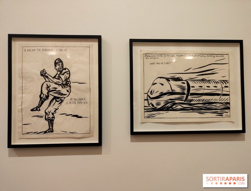 Underground : l'exposition ironique de Raymond Pettibon au Musée Picasso - nos photos - fotor 1760090688549