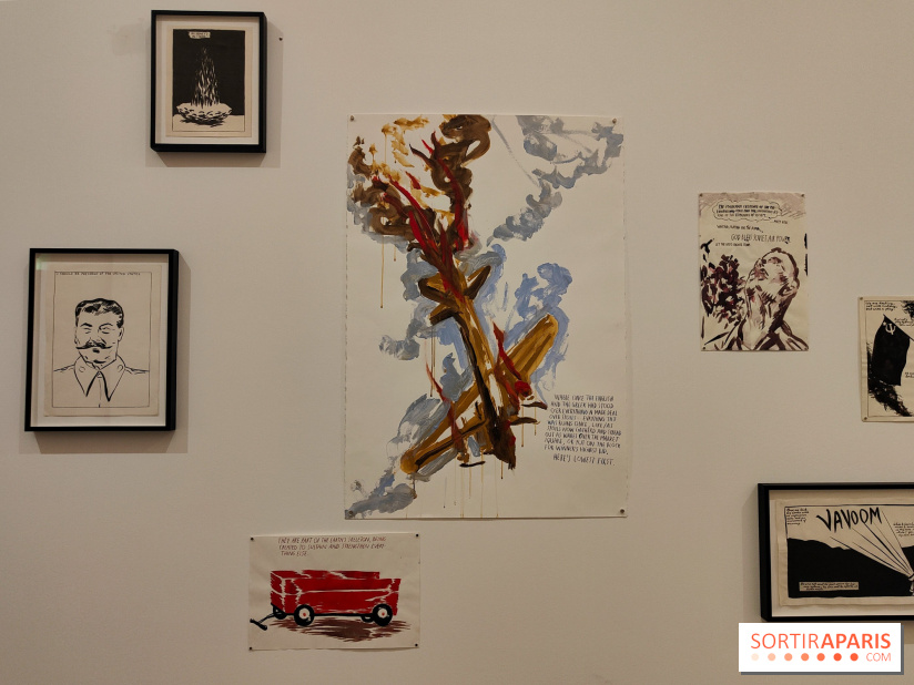 Underground : l'exposition ironique de Raymond Pettibon au Musée Picasso - nos photos - fotor 1760090730397