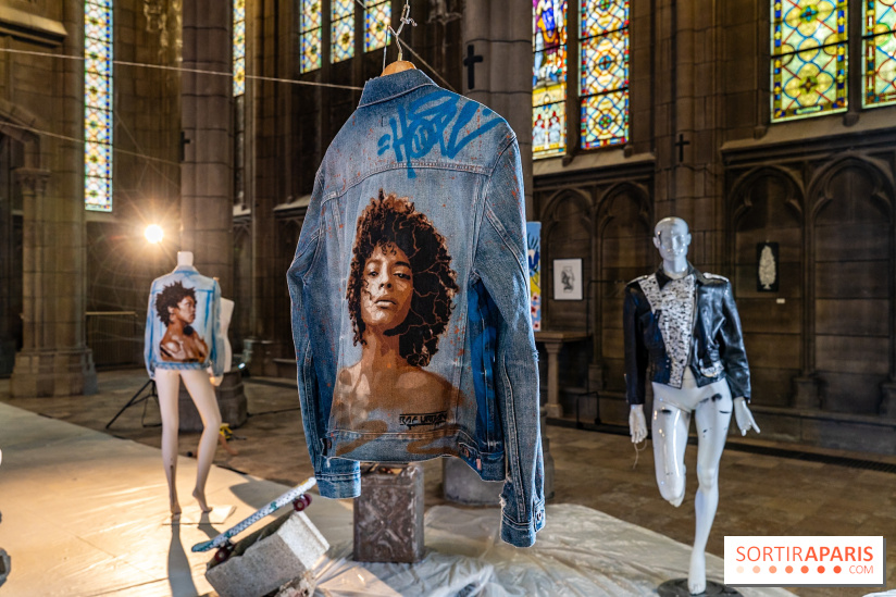 Exposition street-art et mode gratuit dans une chapelle à Paris : à la Croisée des Arts - photos