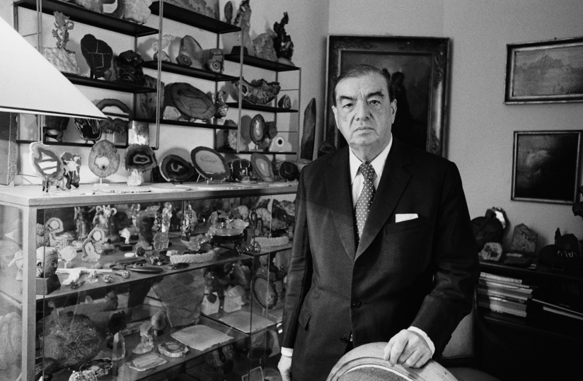 Rêveries de pierres : Poésie et minéraux de Roger Caillois - Caillois Roger 1978 10 12 ©Sophie Bassuls