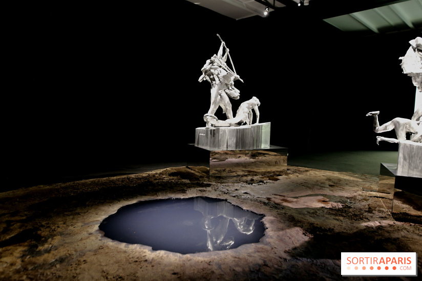 Daniel Buren et Miles Greenberg, nos photos de l'expo au Reiffers Art Inititiatives à Paris