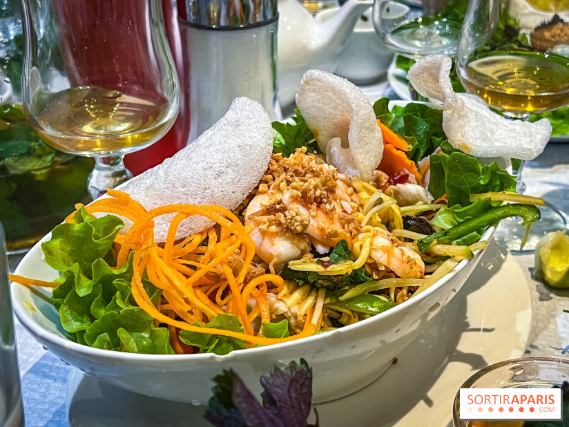 Le Bambou restaurant vietnamien Paris 13e - photos - salade de mangue verte