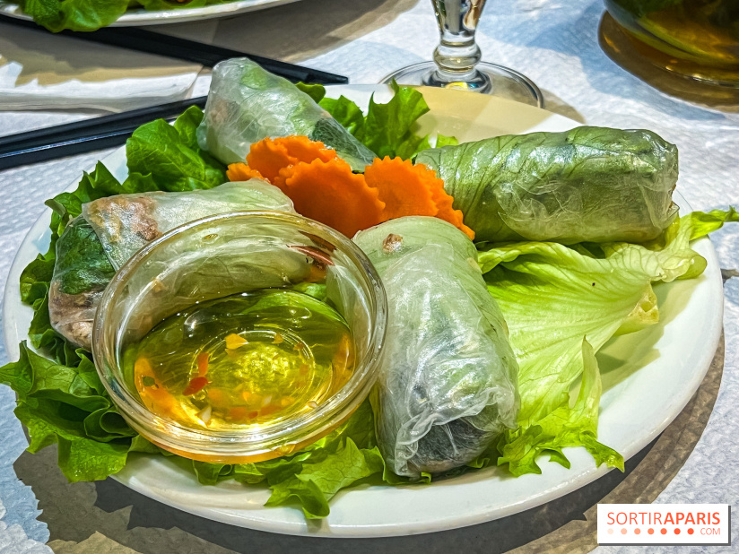 Le Bambou restaurant vietnamien Paris 13e - photos - rouleaux de printemps