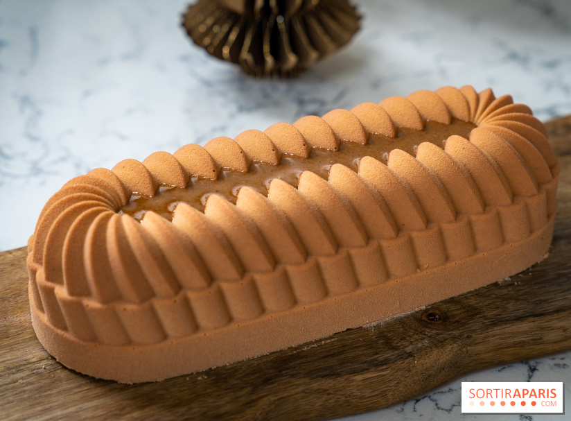 Les Bûches de Noël de Pleincœur par Maxime Frédéric 2025 et ses créations de fêtes - A7C07672