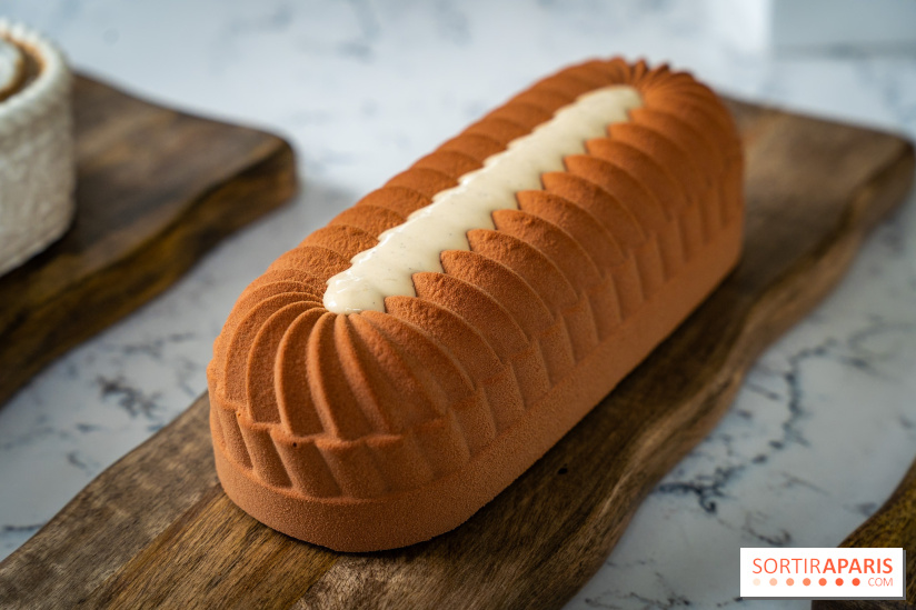 Les Bûches de Noël de Pleincœur par Maxime Frédéric 2025 et ses créations de fêtes - A7C07673