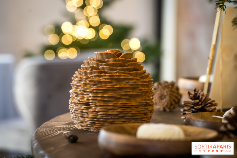 La Bûche de Noël du Péninsula 2025 : Joyaux des Pins - A7C07883