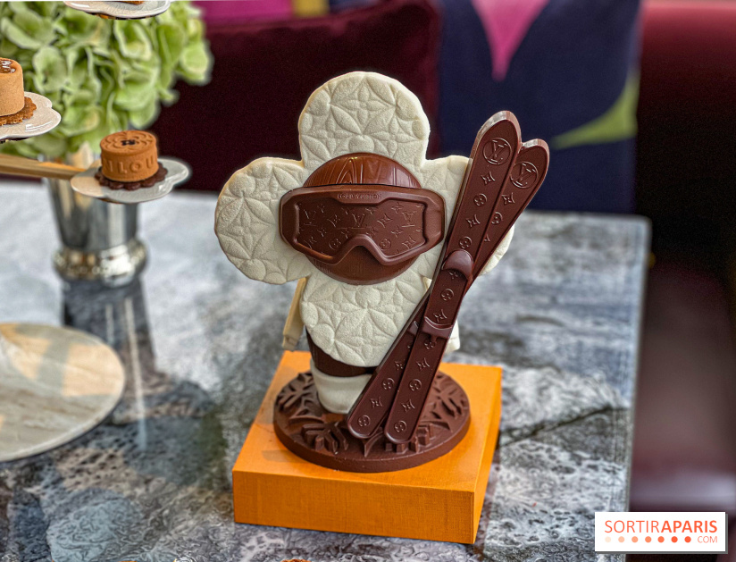 Bûche et chocolats de Noël 2025 de Louis Vuitton par Maxime Frédéric