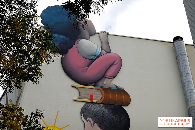 Seth, les photos de son œuvre murale à Belleville