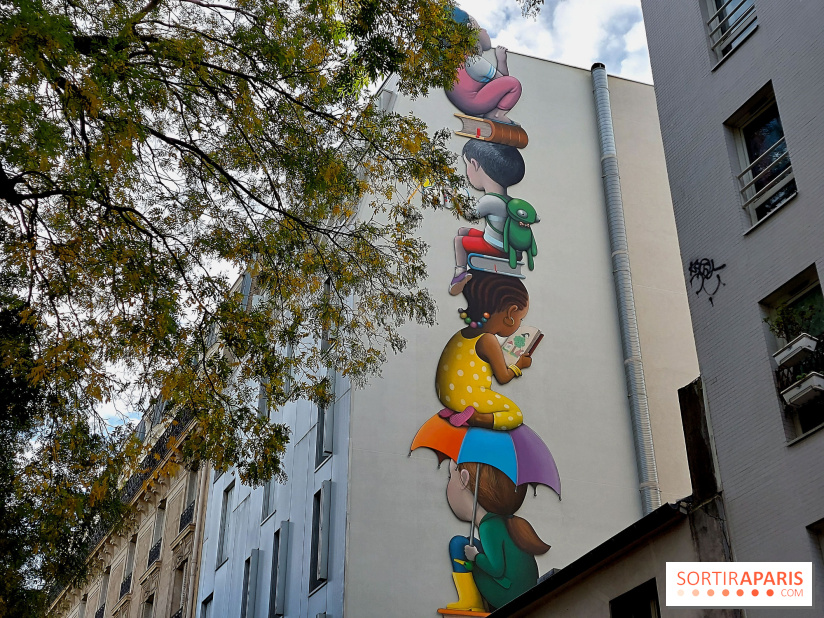 Seth, les photos de son œuvre murale à Belleville