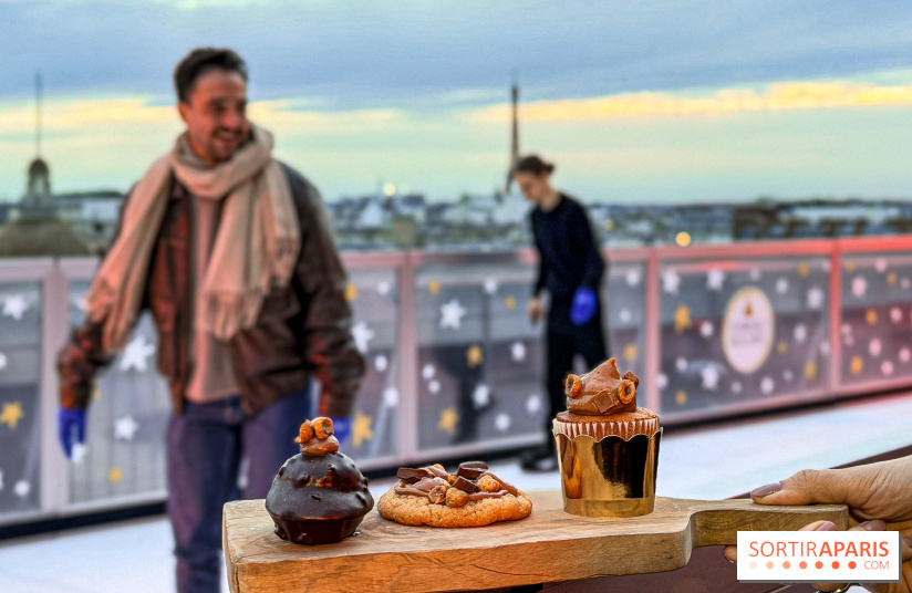 Noël 2025 au Printemps Haussmann : une patinoire gratuite au sommet du grand magasin - IMG 0263
