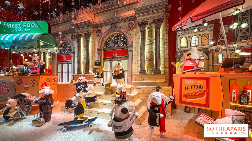 Les vitrines de Noël du Printemps Haussmann à Paris 2025 avec Diane Kruger, les photos