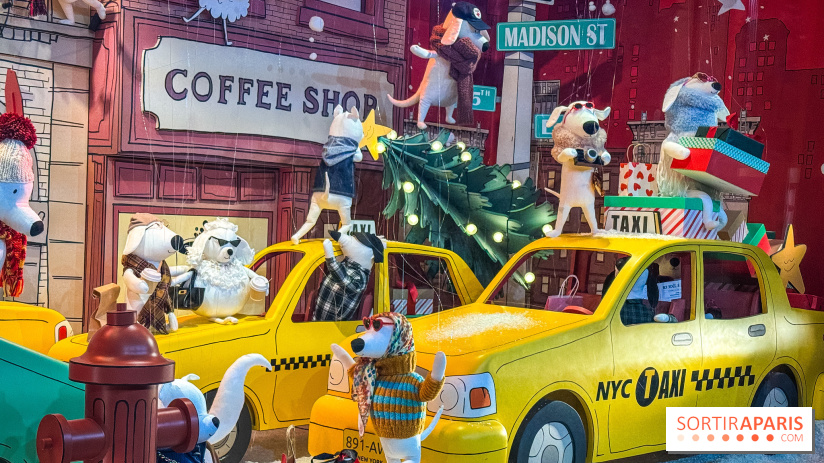 Les vitrines de Noël du Printemps Haussmann à Paris 2025 avec Diane Kruger, les photos