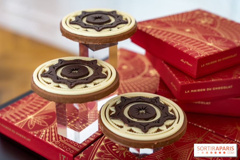 Bûche de Noël Opéra Garnier de la Maison du Chocolat 2025 - photos