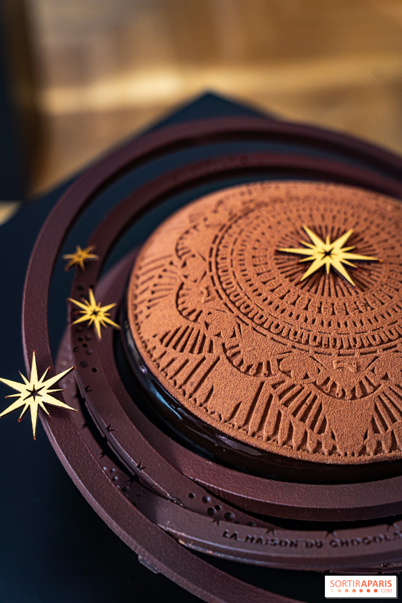 Bûche de Noël Opéra Garnier de la Maison du Chocolat 2025 - photos